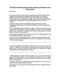 Old Stone Building Sparks New Historical Research and Discoveries