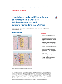 Microtubule-Mediated Misregulation of&euro;Junctophilin