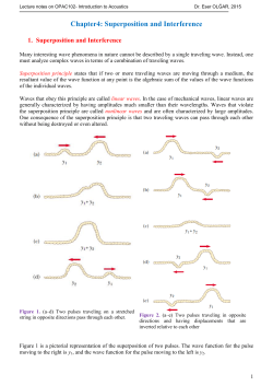 Chapter4: Superposition and Interference