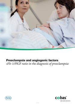 sFlt-1/PlGF ratio in the diagnosis of preeclampsia