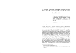 The Role of the Religious and Secular Black Press in the Forging of