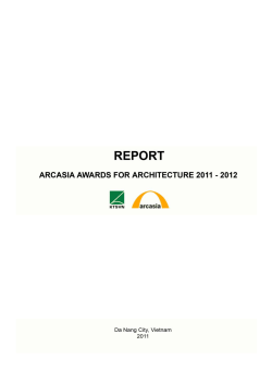 ARCASIA Award 2011/2012