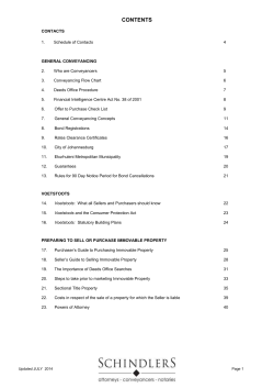 convenient conveyancing information