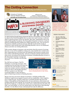 March 2017 Newsletter - University of Colorado Denver