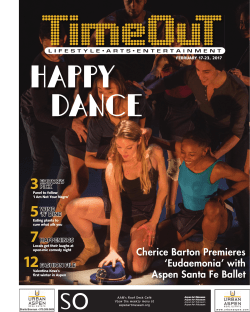 Happy Dance - Inside the making of Cherice Barton`s Aspen Santa