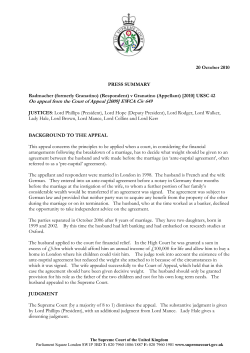 Press Summary - The Supreme Court