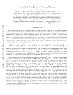 Neutral Weak Form Factors of Proton and Neutron