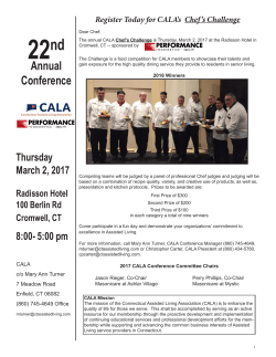 Annual Conference - Connecticut Assisted Living Association