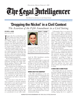 Dropping the NickelL in a Civil Context