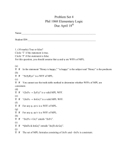 Problem set 4 available