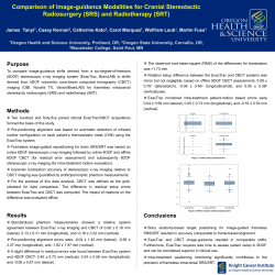 (SRS) and Radiotherapy (SRT)