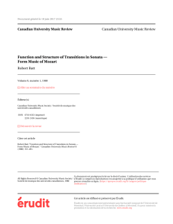 function and structure of transitions in sonata-form music