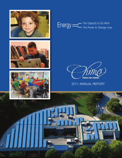 Chimes Annual Report 2011