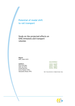 Potential CO2 reduction of a shift to rail transport