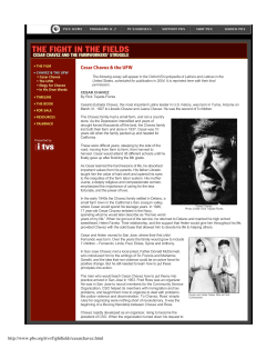 Fight in the Fields - CESAR CHAVEZ | PBS - U