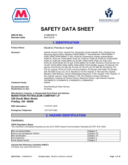 safety data sheet - Marathon Petroleum Corporation