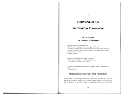 hermeneutics - Semantic Scholar