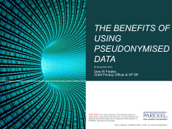 What are pseudonymized data? - International Association of