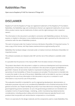 RabbitMax Flex DISCLAIMER