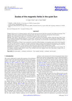 Scales of the magnetic fields in the quiet Sun