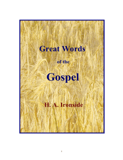 Great Words of the Gospel