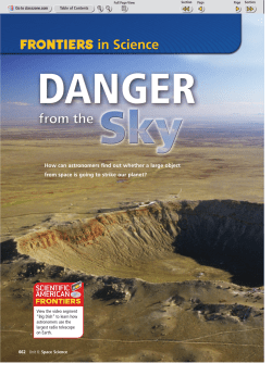 How can astronomers find out whether a large object