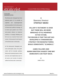 scandals. - The Democratic Strategist