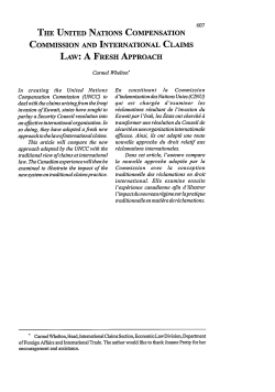 article - Section de common law