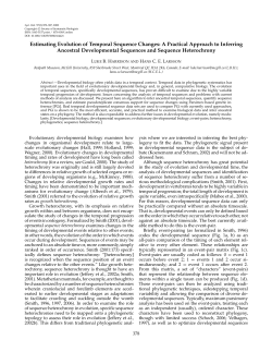 Estimating Evolution of Temporal Sequence Changes: A Practical
