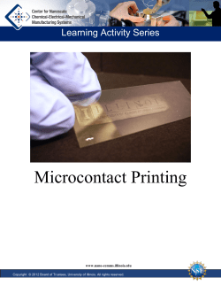 Microcontact Printing - Nano