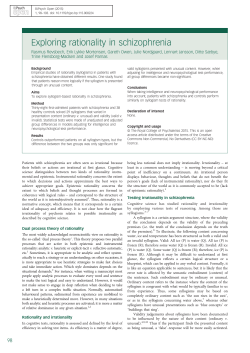 Full Text  - The Royal College of Psychiatrists