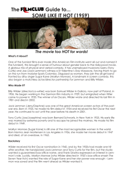 The Guide to... SOME LIKE IT HOT (1959)