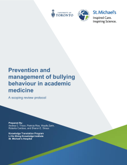 Protocol. - Knowledge Translation Program