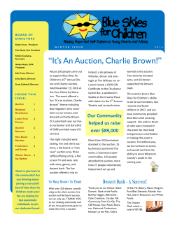 It`s An Auction, Charlie Brown!