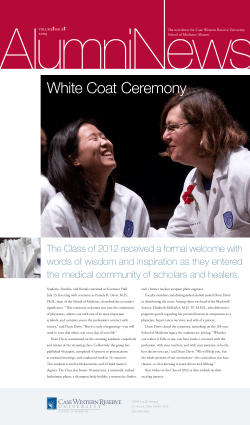White Coat Ceremony - School of Medicine
