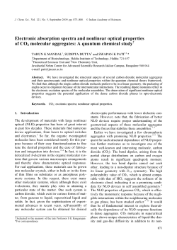 Fulltext PDF - Indian Academy of Sciences