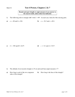 Ch. 7 Pre-Test (6 pages)