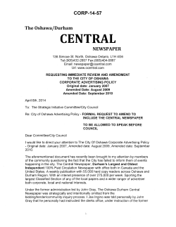 CORP-14-57 - City of Oshawa