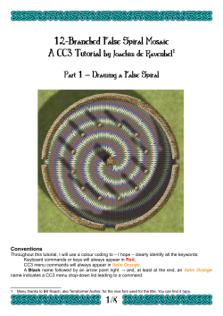 12-Branched False Spiral Mosaic Conventions