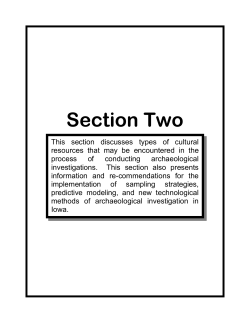 Section 2 - Association of Iowa Archaeologists