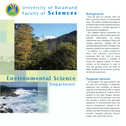 Environmental Science - University of Balamand