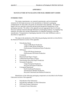 Appendix C - Oregon Department of Environmental Quality