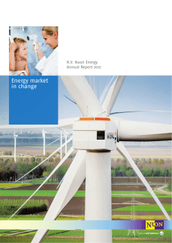 Nuon Energy Annual Report 2012