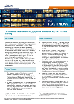 Disallowance under Section 40(a)(ia)