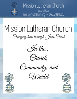 Learn More - Mission Lutheran Church