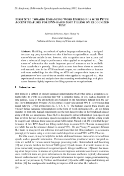 First step Towards Enhancing Word Embeddings with Pitch Accent