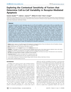 Exploring the Contextual Sensitivity of Factors that Determine Cell