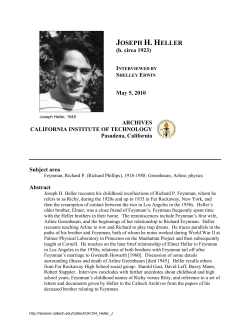 Interview with Joseph H. Heller