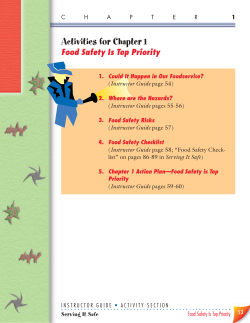 Activities for Chapter 1