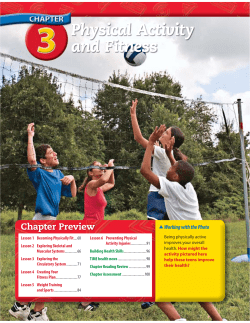 Physical Activity and Fitness